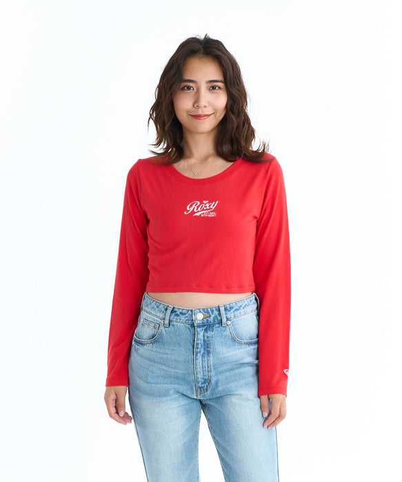ROXY ROXY WITH HEART L/S TEE 長袖Tシャツ 【2026年春夏モデル】