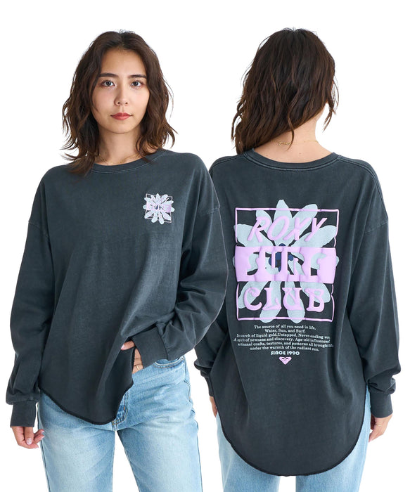 ROXY ALL NEED IN LIFE バックプリント 長袖Tシャツ 【2026年春夏モデル】