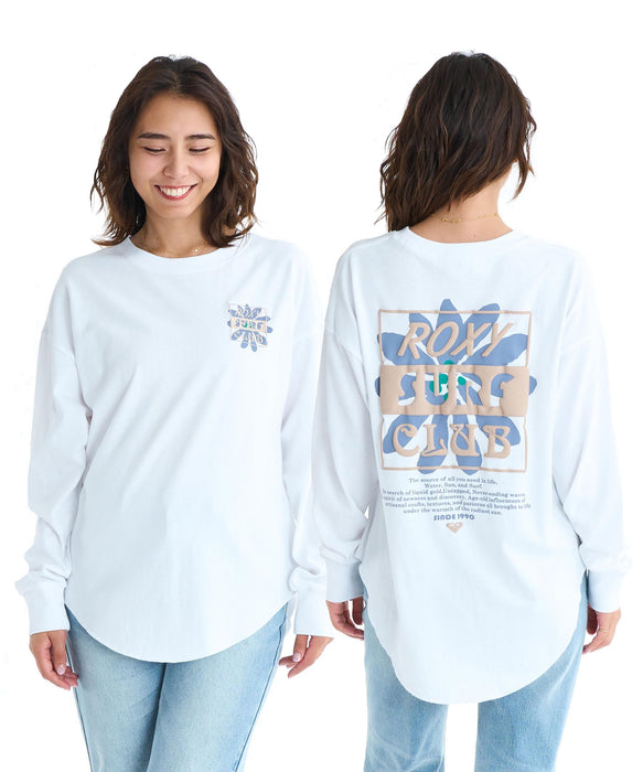 ROXY ALL NEED IN LIFE バックプリント 長袖Ｔシャツ 【2026年春夏モデル】