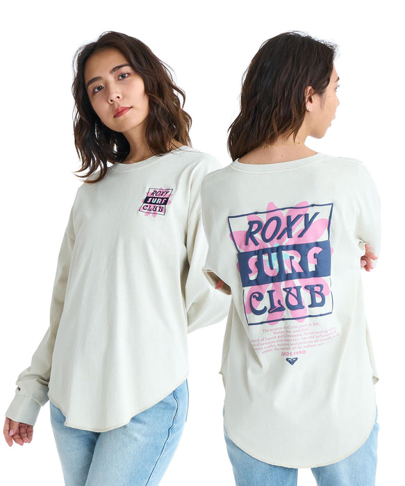 ROXY ALL NEED IN LIFE バックプリント 長袖Ｔシャツ 【2026年春夏モデル】
