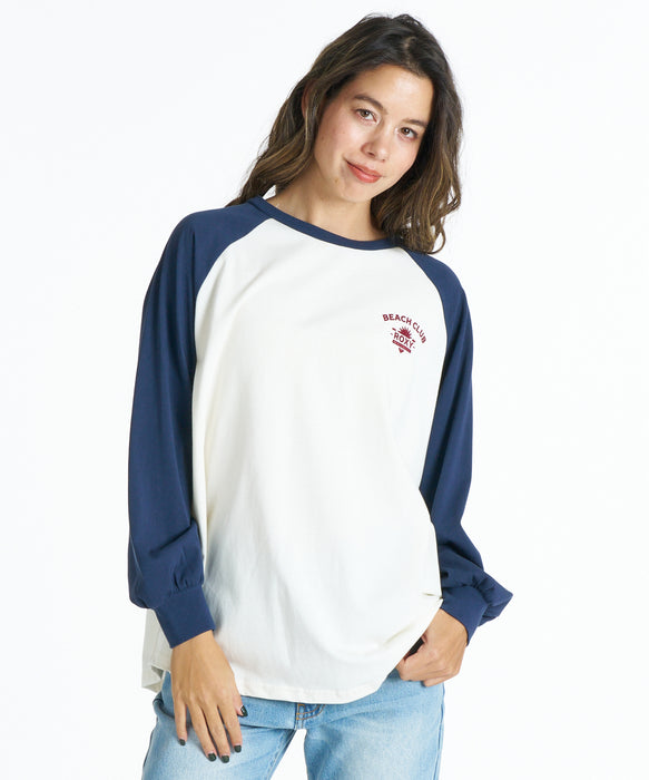 ROXY BEACH CLUB バックプリント 長袖Ｔシャツ 接触冷感【2026年春夏モデル】