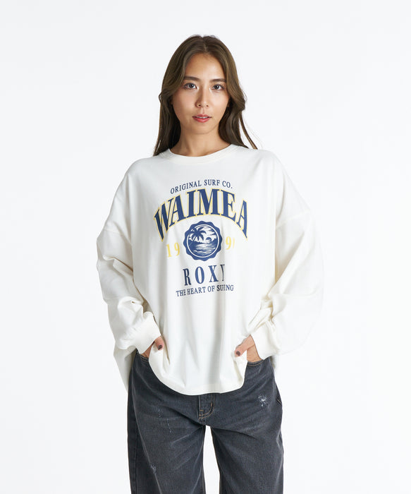 ROXY ウィメンズ WAIMEA ロンT 【2026年秋冬モデル】 NAT / L