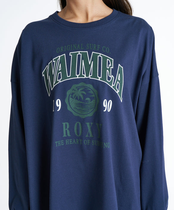 ROXY ウィメンズ WAIMEA ロンT 【2026年秋冬モデル】 NVY / L