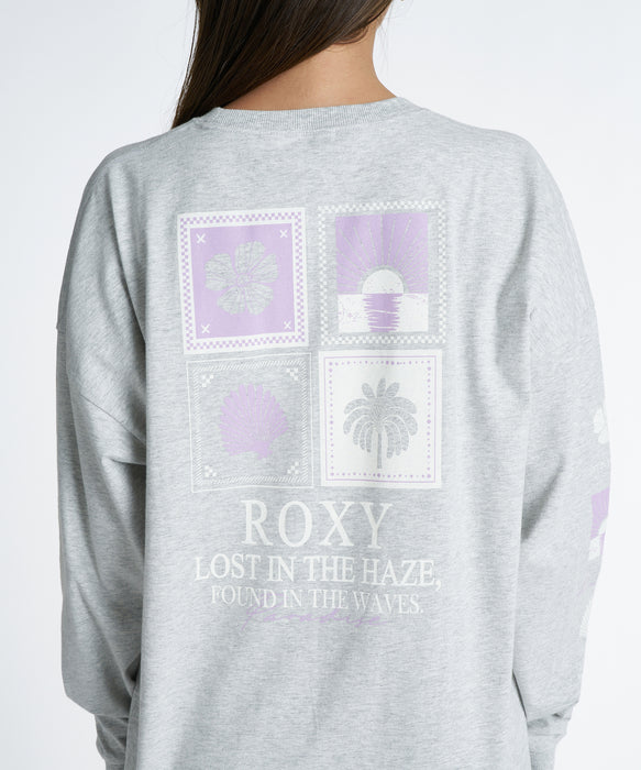 ROXY ウィメンズ HAZE & WAVES ロンT 【2026年秋冬モデル】 HER / L
