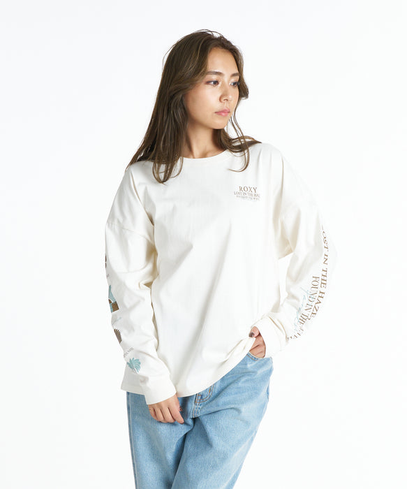 ROXY ウィメンズ HAZE & WAVES ロンT 【2026年秋冬モデル】 NAT / L