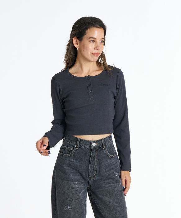 ROXY ウィメンズ BUTTERFLY L/S TEE ロンT 【2026年秋冬モデル】 BBK / L