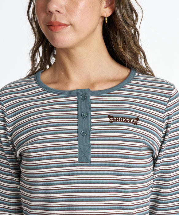 ROXY ウィメンズ BUTTERFLY L/S TEE ロンT 【2026年秋冬モデル】 KHA / L