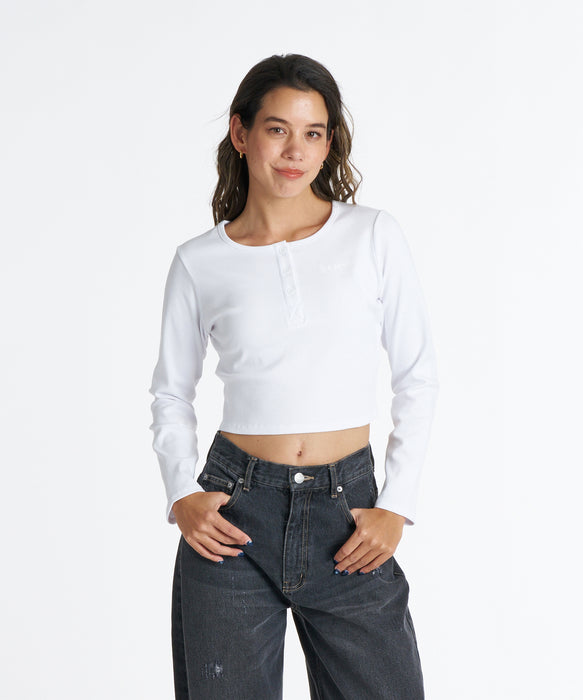 ROXY ウィメンズ BUTTERFLY L/S TEE ロンT 【2026年秋冬モデル】 WHT / L