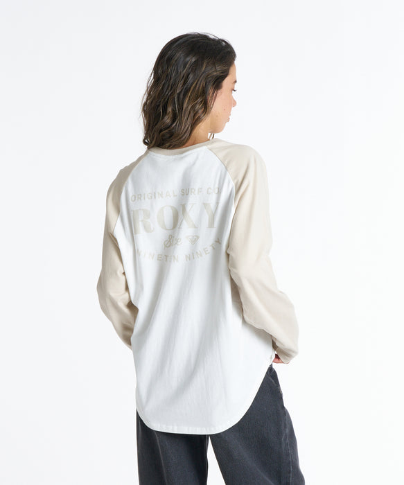 ROXY ウィメンズ MISTY RAGLAN ロンT 【2026年秋冬モデル】 BEG / L