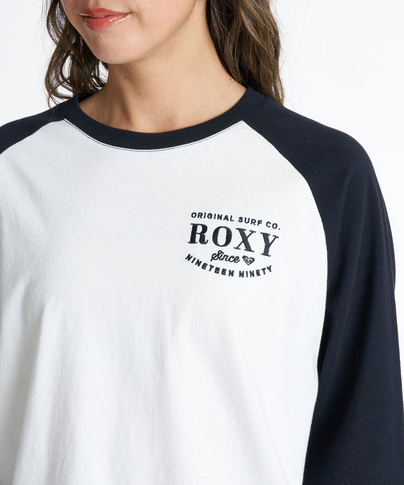 ROXY ウィメンズ MISTY RAGLAN ロンT 【2026年秋冬モデル】 BLK / L