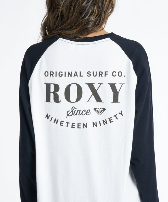 ROXY ウィメンズ MISTY RAGLAN ロンT 【2026年秋冬モデル】 BLK / L