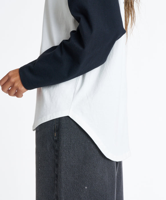 ROXY ウィメンズ MISTY RAGLAN ロンT 【2026年秋冬モデル】 BLK / L