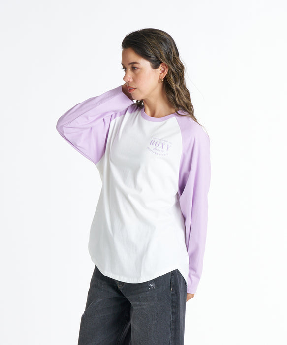 ROXY ウィメンズ MISTY RAGLAN ロンT 【2026年秋冬モデル】 LAV / L