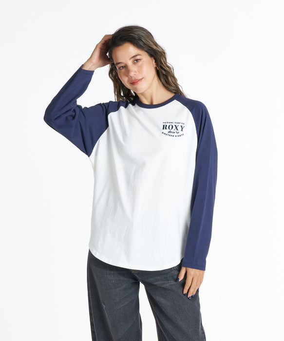 ROXY ウィメンズ MISTY RAGLAN ロンT 【2026年秋冬モデル】 NVY / L