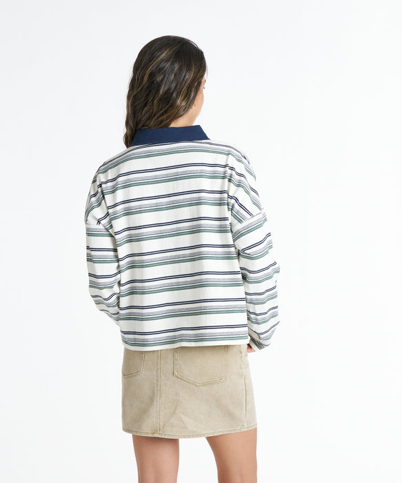 ROXY ウィメンズ BUTTERFLY POLO ロンT 【2026年秋冬モデル】 NAT / L