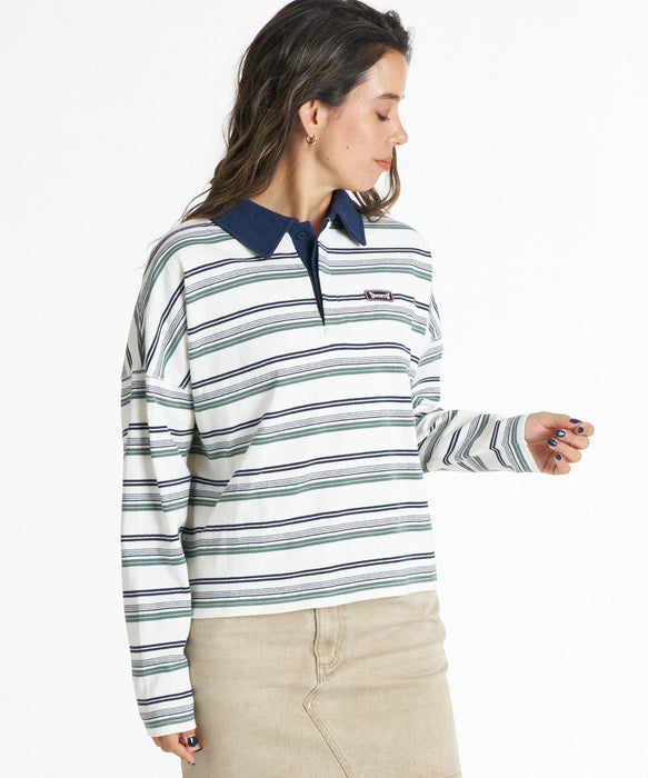 ROXY ウィメンズ BUTTERFLY POLO ロンT 【2026年秋冬モデル】 NAT / L