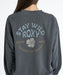 ROXY ウィメンズ STAY WILD L/S TEE ロンT 【2026年秋冬モデル】 BBK / L