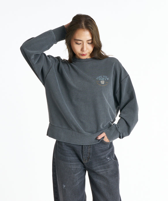 ROXY ウィメンズ STAY WILD L/S TEE ロンT 【2026年秋冬モデル】 BBK / L