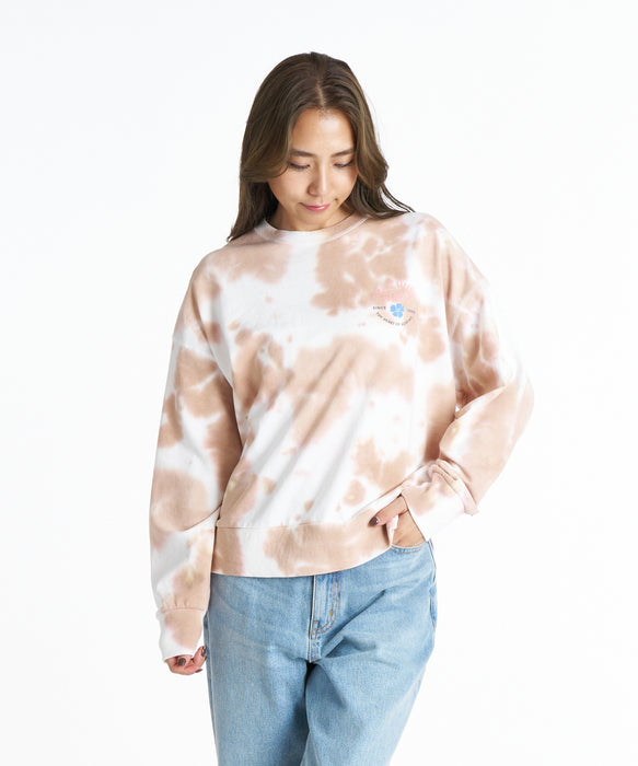 ROXY ウィメンズ STAY WILD L/S TEE ロンT 【2026年秋冬モデル】 BEG / L