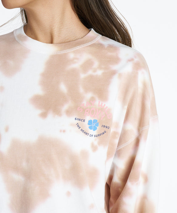 ROXY ウィメンズ STAY WILD L/S TEE ロンT 【2026年秋冬モデル】 BEG / L