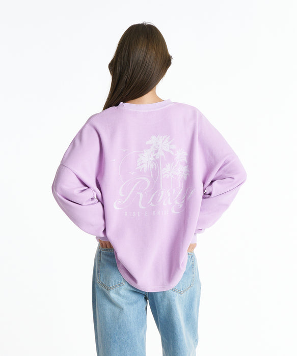 ROXY ウィメンズ RISE & SHINE ロンT 【2026年秋冬モデル】 LAV / L