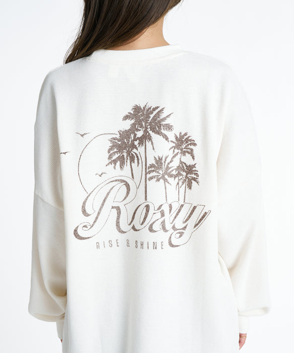 ROXY ウィメンズ RISE & SHINE ロンT 【2026年秋冬モデル】 NAT / L