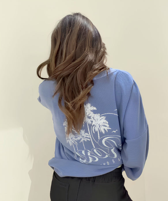 ROXY RISE & SHINE ワッフルニット長袖Tシャツ ロンT 【2026年秋冬モデル】
