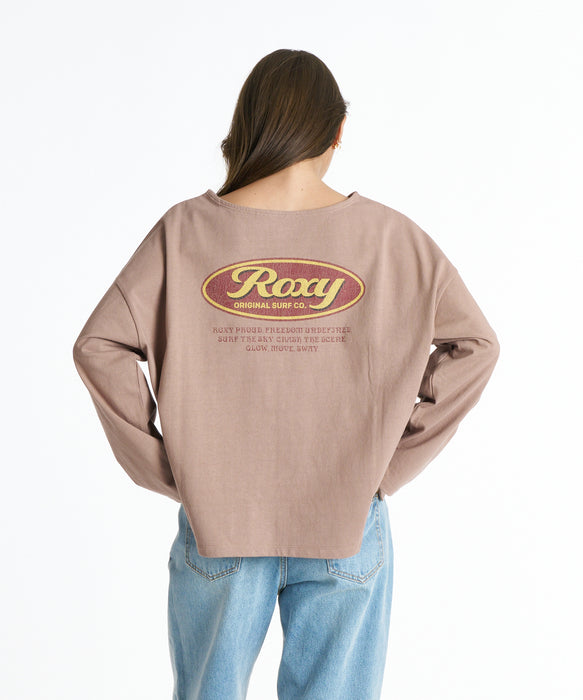 ROXY ウィメンズ GLOW SWAY ロンT 【2026年秋冬モデル】 BEG / L