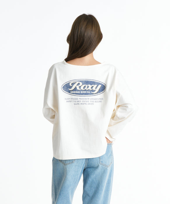 ROXY ウィメンズ GLOW SWAY ロンT 【2026年秋冬モデル】 NAT / L