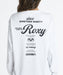 ROXY ウィメンズ HISTORICAL LOGO L/S TEE ロンT 【2026年秋冬モデル】 WHT / L