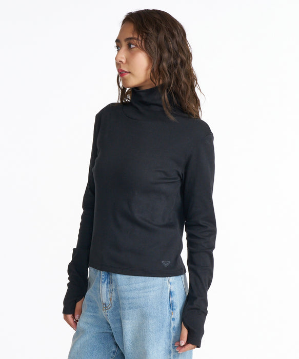 ROXY HIGH NECK L/S T ハイネック ロンT 【2026年定番モデル】