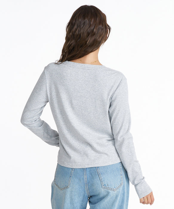 ROXY CREW NECK L/S T クルーネック ロンT 【2026年定番モデル】
