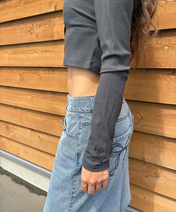 【OUTLET】Roxy L/S RASHIE MODE ウィメンズ ロングスリーブラッシュガード 丈短め