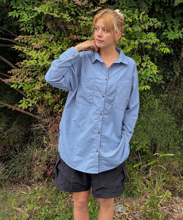 【OUTLET】Roxy SWEET HEAVEN ウィメンズ オーバーサイズシャツ サンプロテクション機能付き