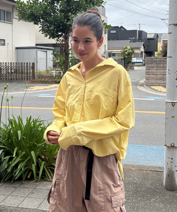 【OUTLET】Roxy SWEET HEAVEN ウィメンズ オーバーサイズシャツ サンプロテクション機能付き