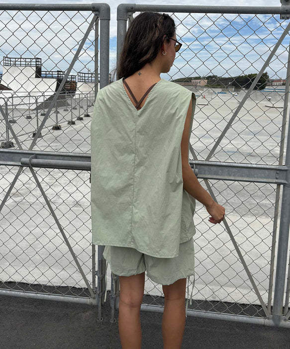 【OUTLET】Roxy WAVE DANCERS  ウィメンズ セットアップ ノースリーブ キュロット