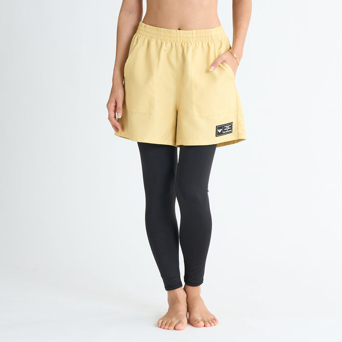 【OUTLET】Roxy DARING DISCOVERIES ウィメンズ ボードショーツとラッシュレギンスの2点セット