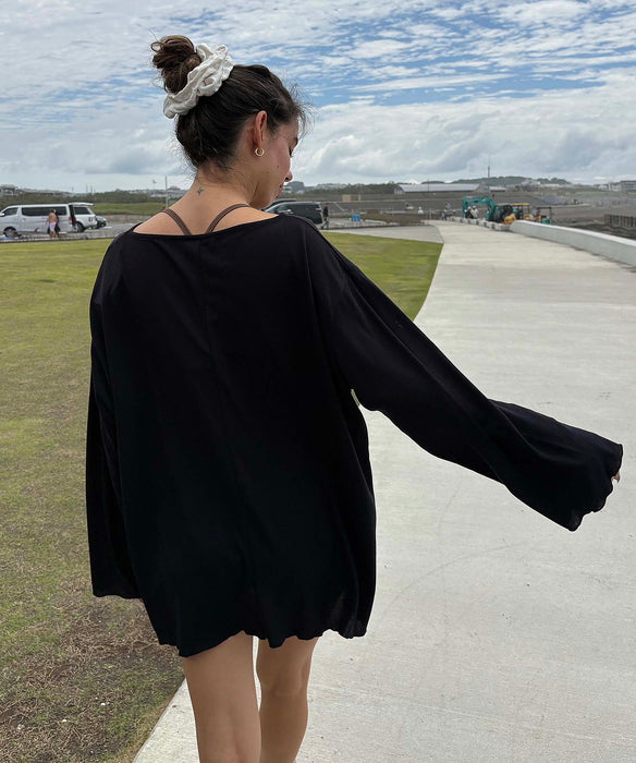 【OUTLET】Roxy TIDAL CREST ウィメンズ Vネックトップス