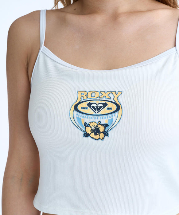 ROXY WAVE CLUB CAMI カップ付き ラッシュ キャミソール【2026年春夏