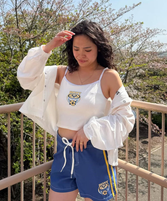 ROXY WAVE CLUB CAMI カップ付き ラッシュ キャミソール【2026年春夏