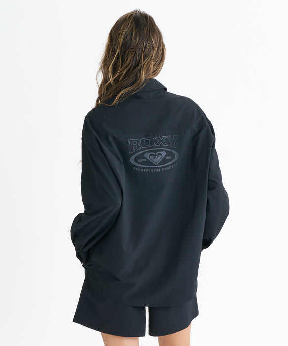 ROXY ウィメンズ SOLUNA SHIRTS 長袖ラッシュガード 【2026年春夏モデル】 BLK / L