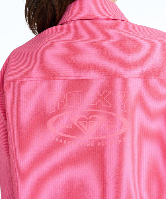 ROXY ウィメンズ SOLUNA SHIRTS 長袖ラッシュガード 【2026年春夏モデル】 PNK / L
