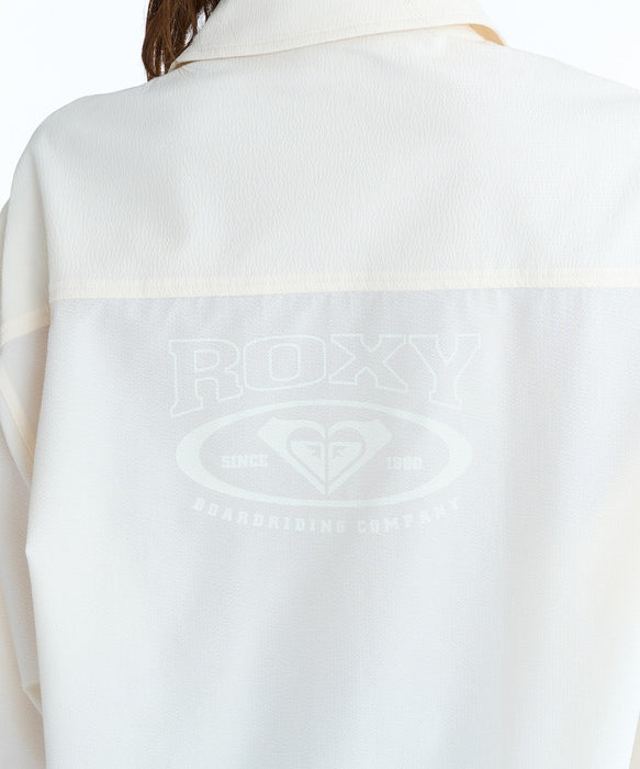 ROXY ウィメンズ SOLUNA SHIRTS 長袖ラッシュガード 【2026年春夏モデル】 WHT / L