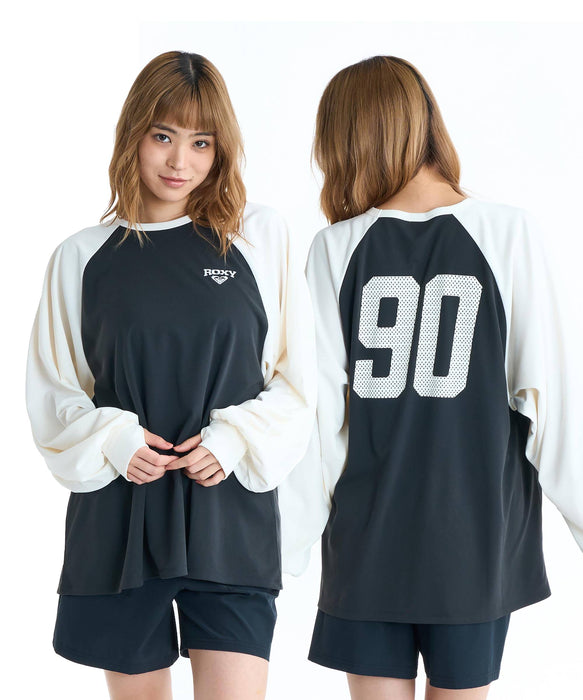 ROXY WAVE CLUB RASH TEE バックプリント 長袖ラッシュT【2026年春夏モデル】