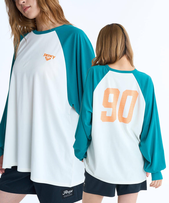 ROXY WAVE CLUB RASH TEE バックプリント 長袖ラッシュT【2026年春夏モデル】