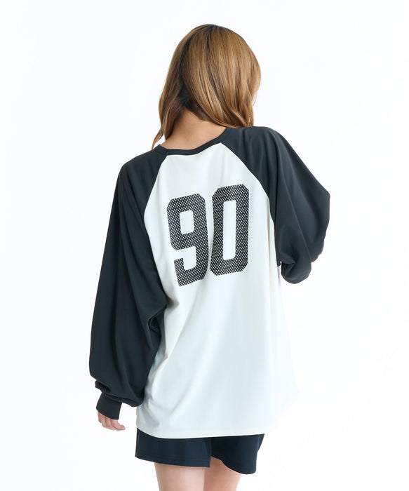 ROXY ウィメンズ WAVE CLUB RASH TEE 長袖ラッシュガード 【2026年春夏モデル】 WHT / L