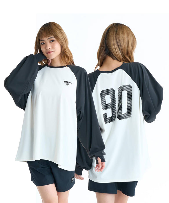 ROXY WAVE CLUB RASH TEE バックプリント 長袖ラッシュT【2026年春夏モデル】