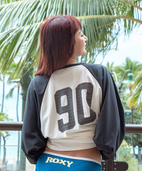 ROXY WAVE CLUB RASH TEE バックプリント 長袖ラッシュT【2026年春夏モデル】