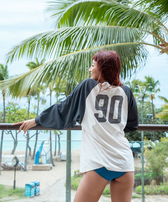 ROXY WAVE CLUB RASH TEE バックプリント 長袖ラッシュT【2026年春夏モデル】