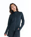 ROXY ウィメンズ AUROLA ジップラッシュガード 【2026年春夏モデル】 BLK / L